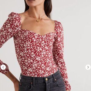 Reformation Reign Top - flower girl